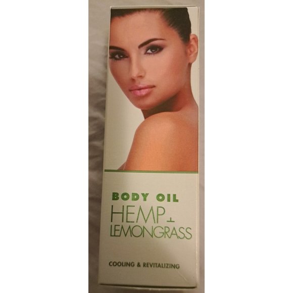Natural Therapy 4 Oz Hemp & Lemongrass Cooling & Revitalizing Body Oil - Picture 3 of 6
